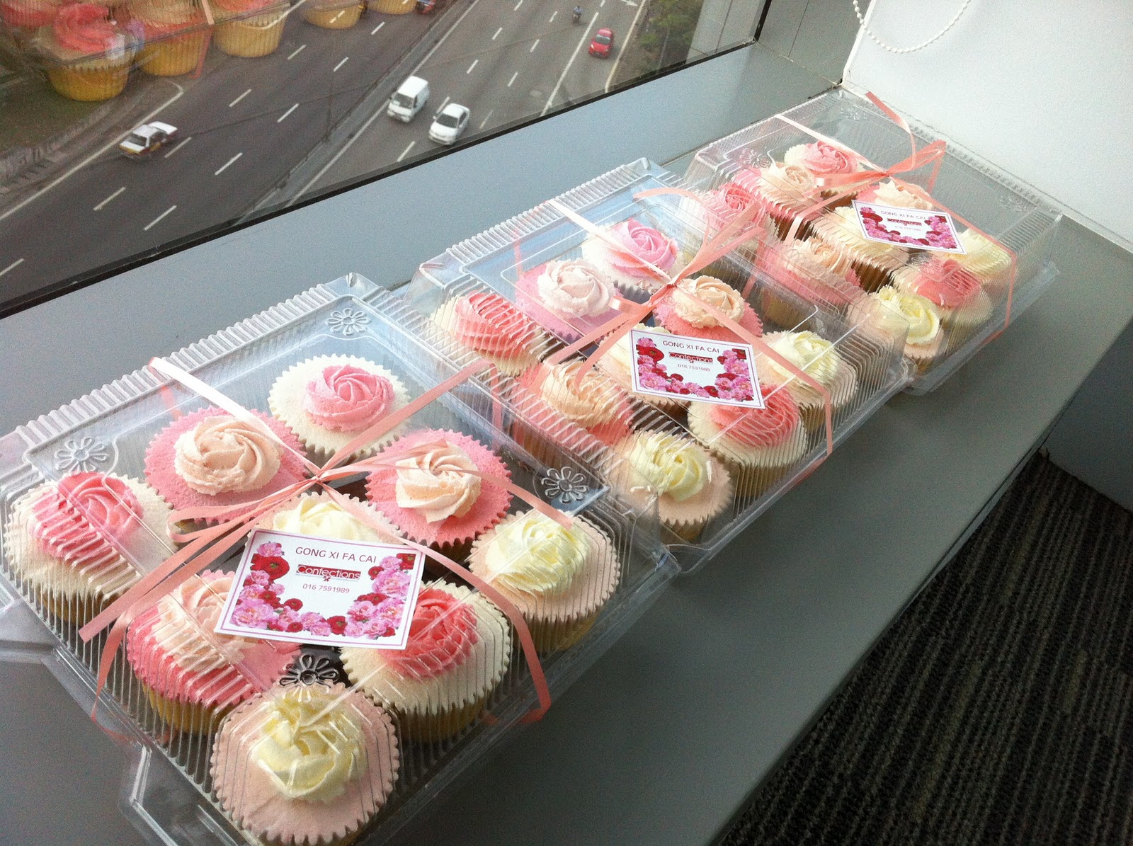 Family First's Confections Valentine Rose Swirl Cupcakes