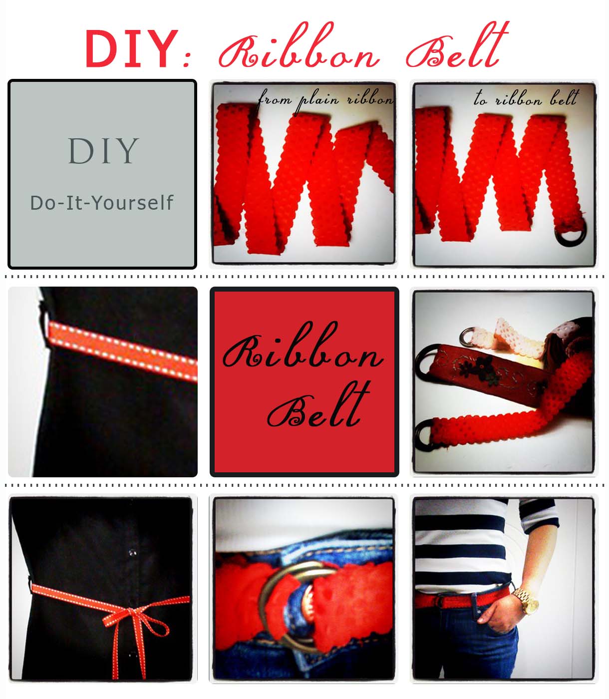 DIY Ribbon Belt Our Phenomenal Life