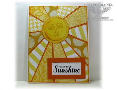 Crafty Colonel Donna Nuce for Cards in Envy, StampinUp Ray of Sunshine