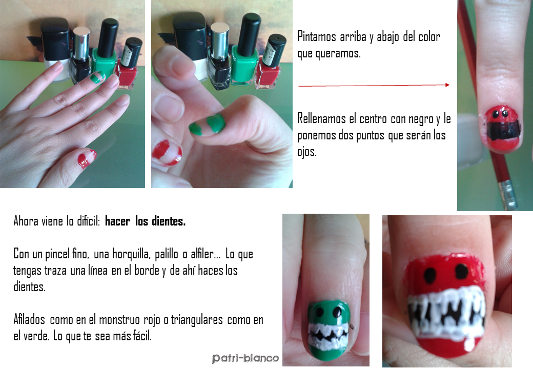 manicura Halloween dos