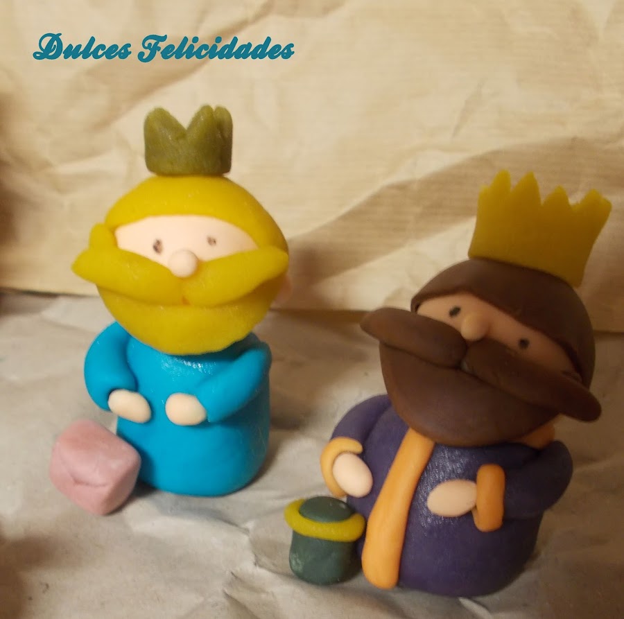 Belén navideño fondant