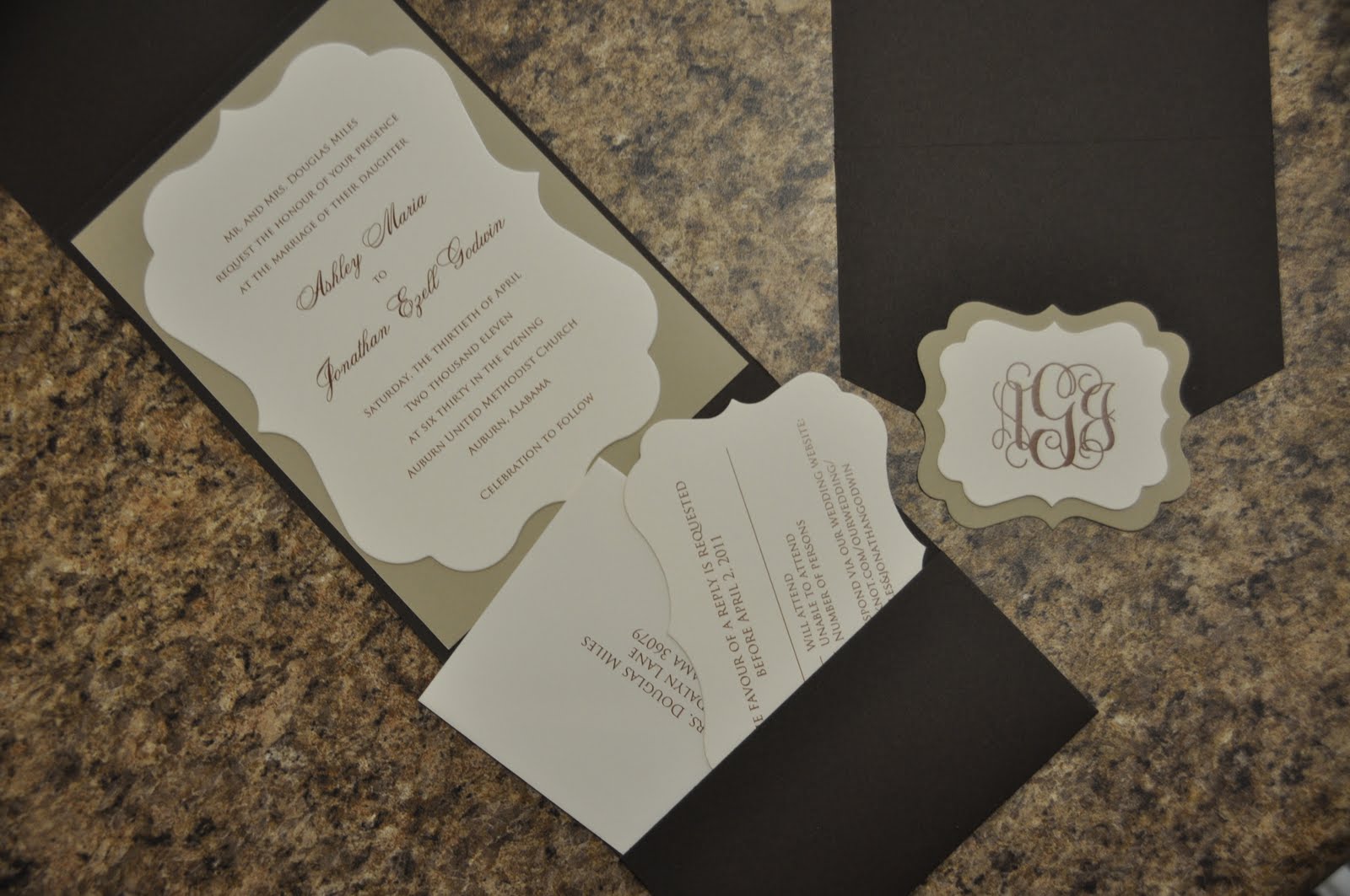 Pocket Wedding Invitations – Wiregrass Weddings