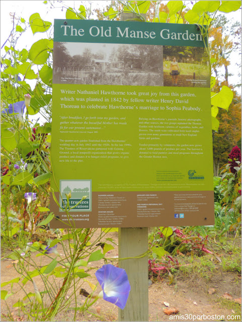 The Old Manse Garden The Old Manse Garden