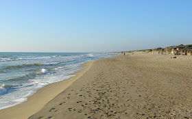The beach at Copacotta is a rare stretch of unspoilt sand