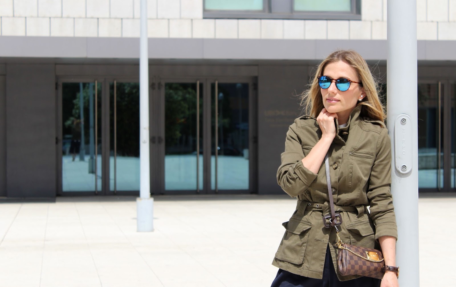 Eniwhere Fashion - Culottes and Military Jacket