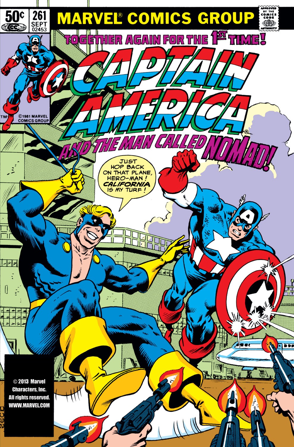 Read online Captain America (1968) comic -  Issue #261 - 1