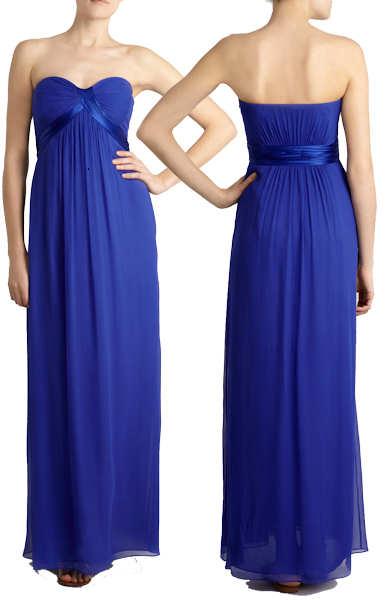 Bridel Fashion Trend And Girls Fashion: Long Prom Maxi Blue Dresses 2012