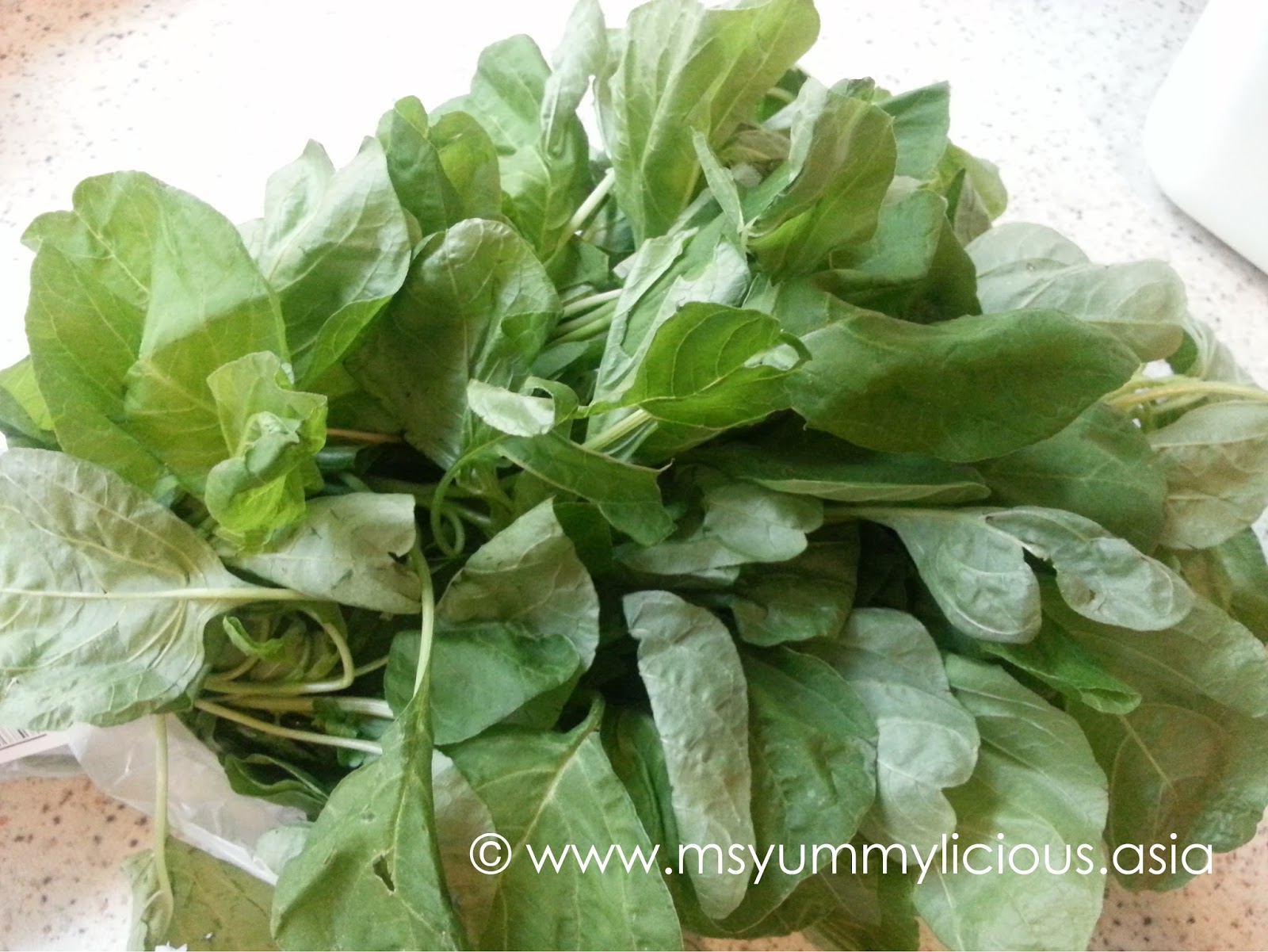 Chinese Spinach in Superior Stock Yummylicious + Babylicious