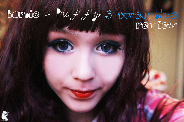 Barbie Puffie 3 Tones Blue