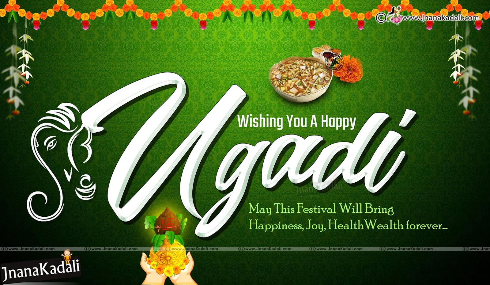 Ugadi Festival Greetings Quotes in English-Happy Ugadi Hd ...