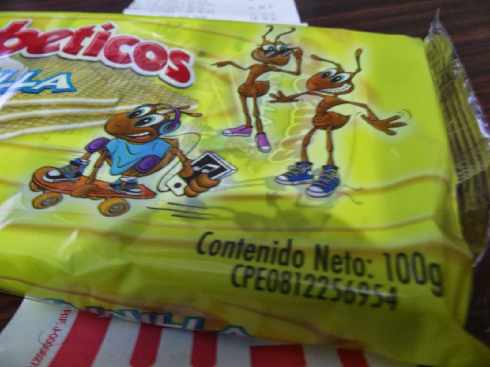 Sorbeticos Nabisco (Kraft Foods) 100g en 4 paquetes de 25g Hecho en