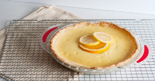 Black Bottom Citrus Custard Pie Recipe Black Bottom Citrus Custard Pie Recipe