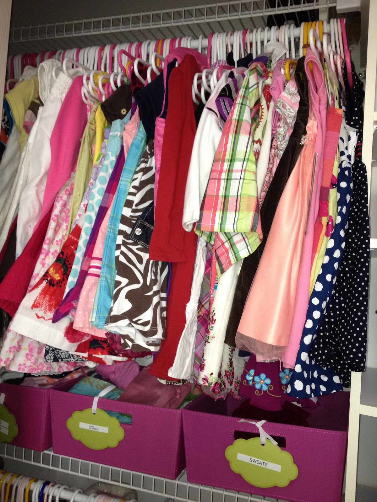 whatrwehavingfordinner Girls Closet redo