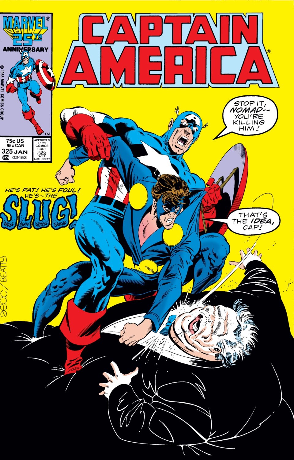 Read online Captain America (1968) comic -  Issue #325 - 1