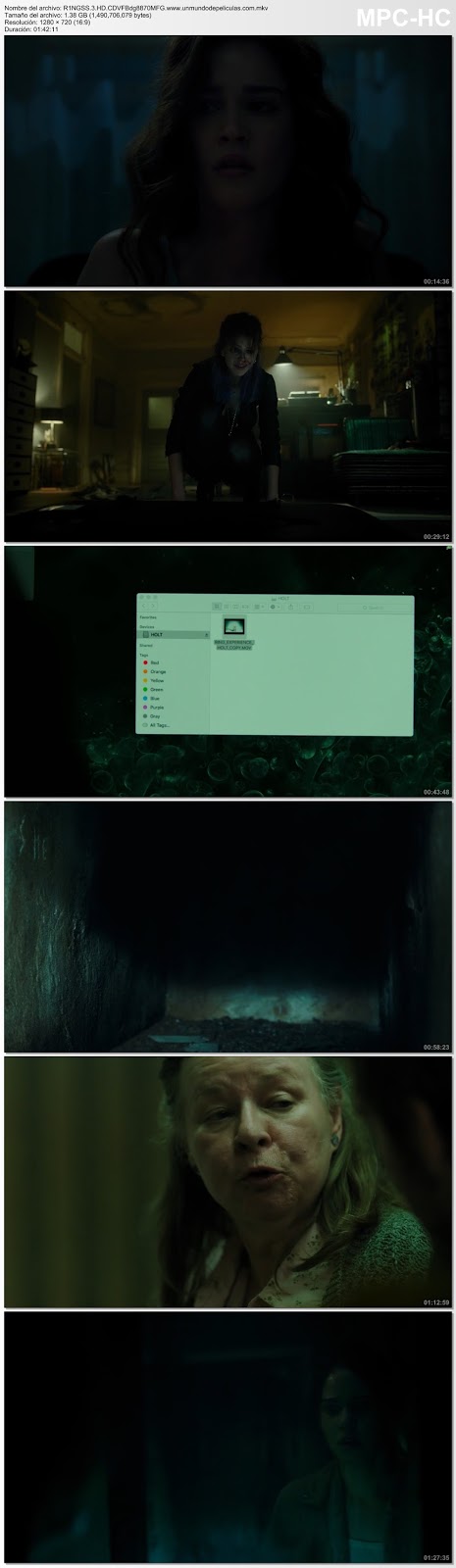 Capturas de la película.