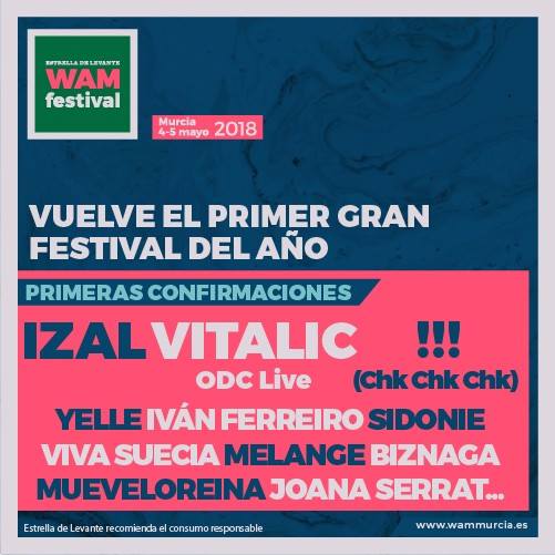 Nuevo festival: We Are Murcia (WAM) - Página 2 Wam18