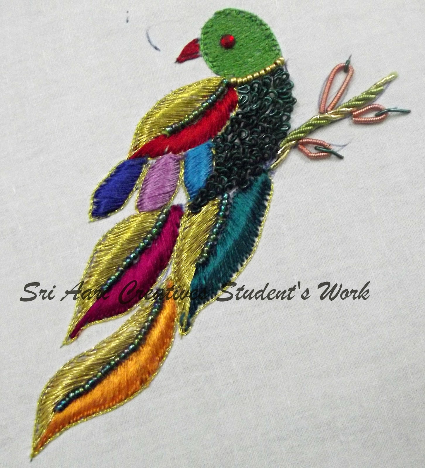 SRI AARI CREATIVES Aari Embroidery Classes Chennai 9842995293