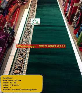 Distributor Karpet Masjid Hijau Polos di Solo | Hub: 081369030127