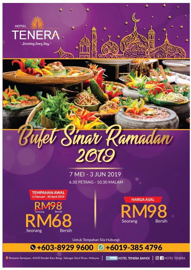 Tenera hotel buffet ramadhan