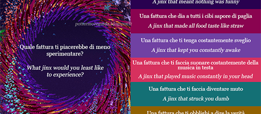 SMISTAMENTO A ILVERMORNY: traduzione delle possibili domande! Traduzione dello Smistamento a Ilvermorny