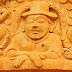 The mystery of European head on the tower of Big temple, Thanjavur.