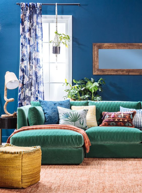 Jewel-toned Interior Paint Colors for a Bold Home