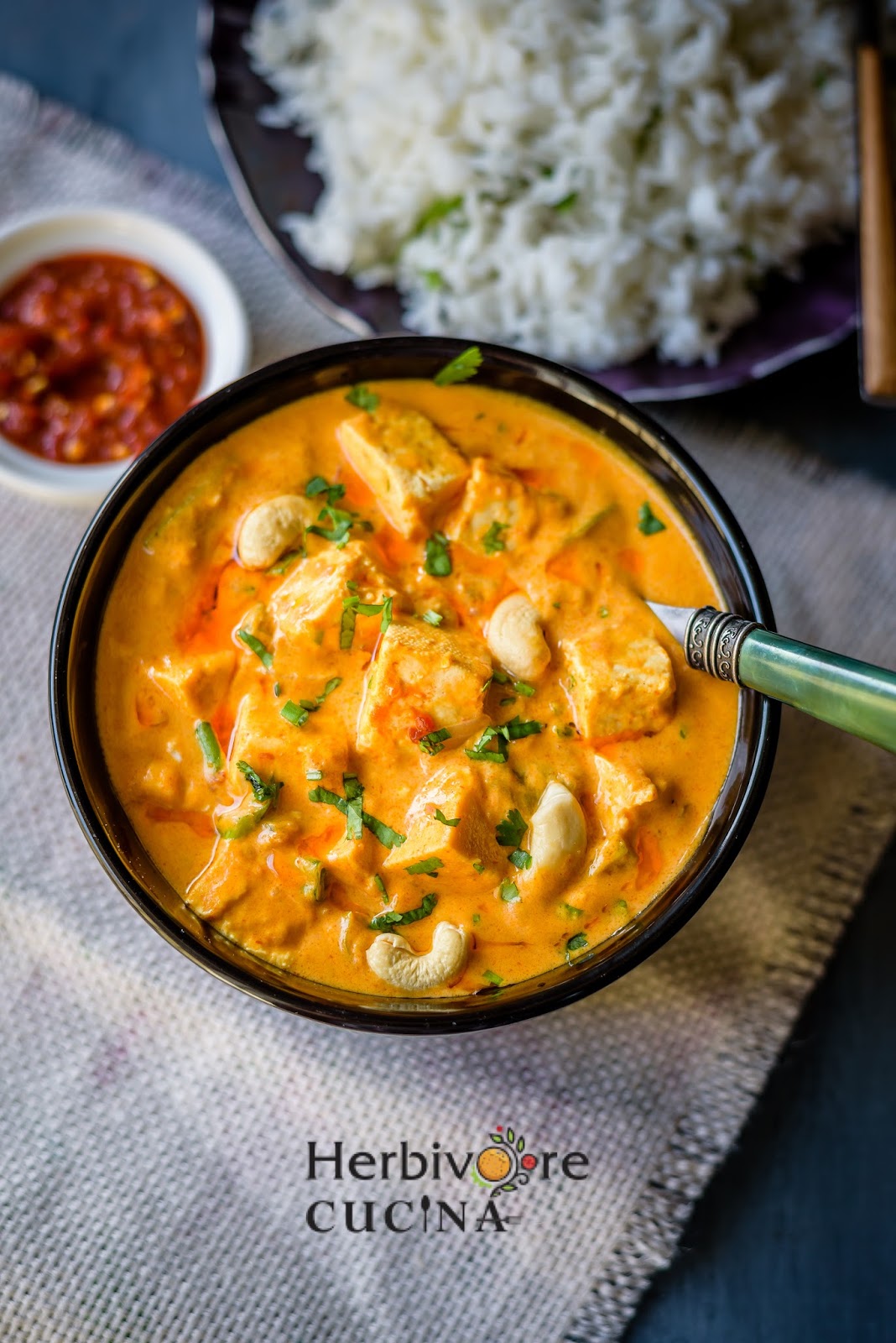 Herbivore Cucina Instant Pot Peanut Tofu Curry with Rice