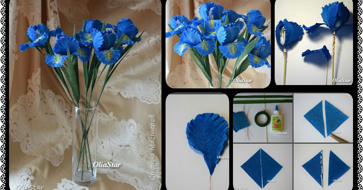 HOW TO MAKE IRISES FROM CORRUGATED PAPER Crazzy Craft