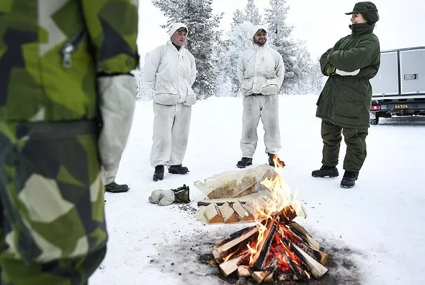 Crown Princess Victoria visited The Norrbotten Regiment in Arvidsjaur.