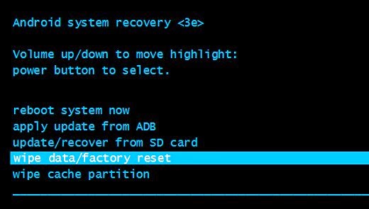 Cara hard reset samsung android galaxy s4
