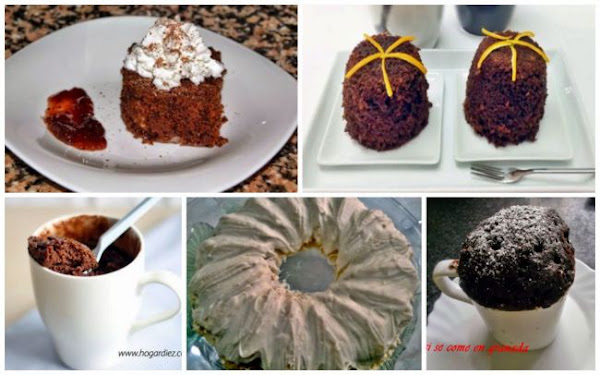 Cinco Pasteles Fáciles para hacer en el Microondas