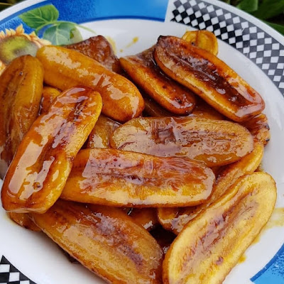 Cara Membuat Cemilan - Pisang Karamel