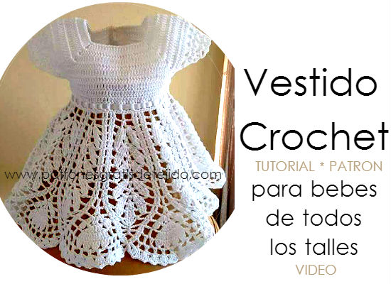 Libro confiar Sustancialmente Vestido Crochet para Bebes y Niñas / Tutorial en español