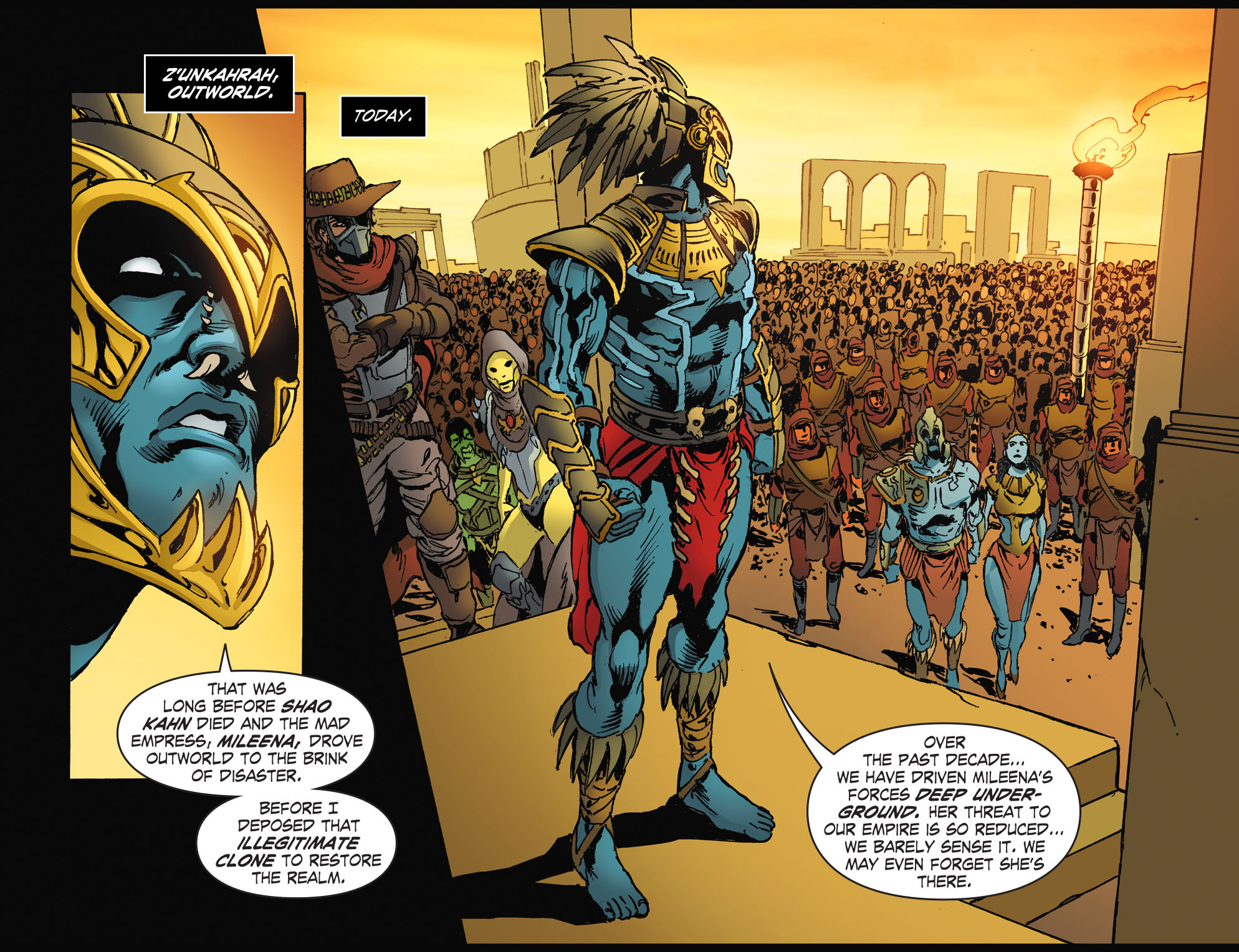 Read online Mortal Kombat X [I] comic -  Issue #6 - 19
