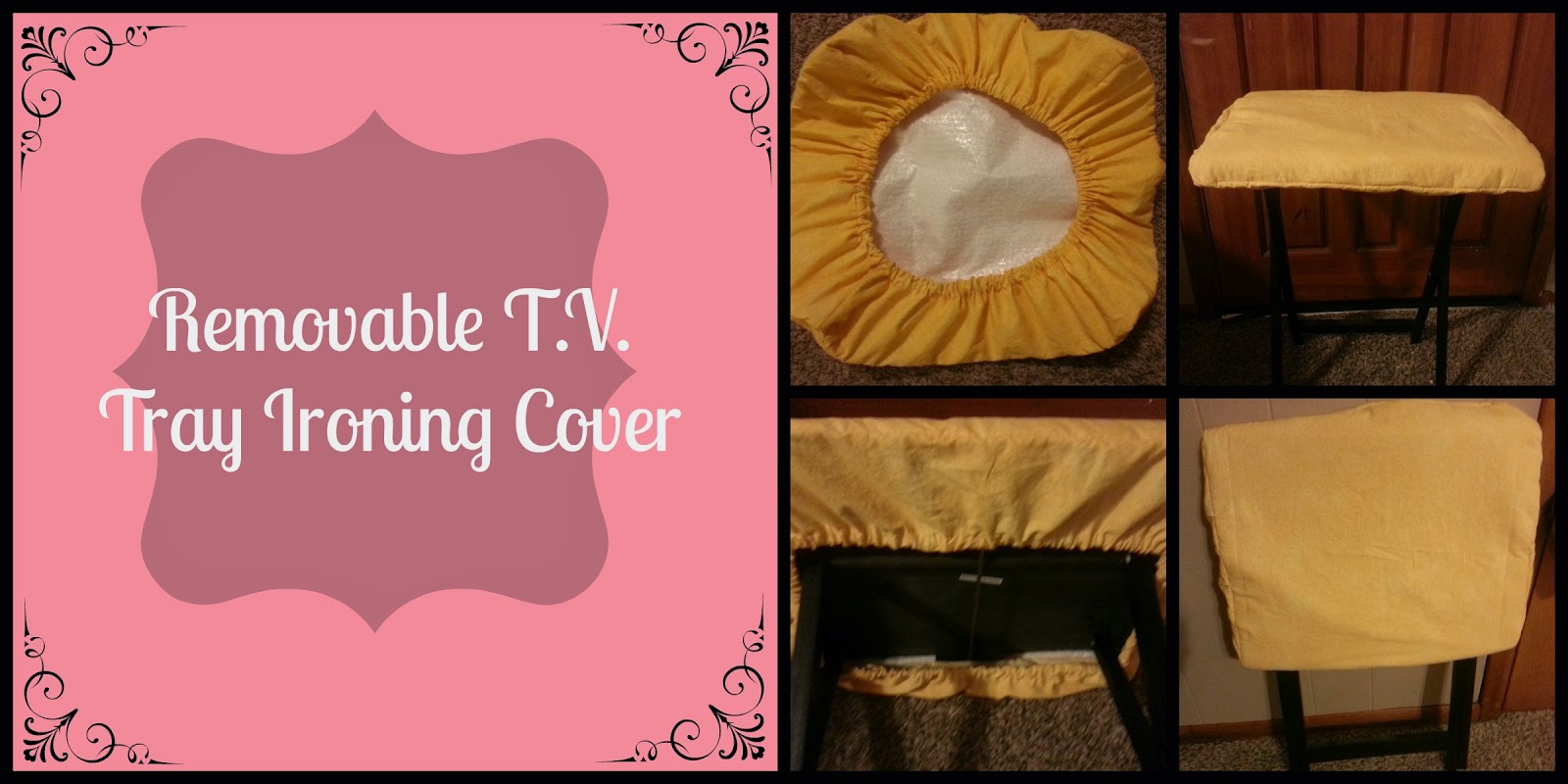 Projects With Two Diy Removable T V Tray Ironing Pad Diy Removable T V Tray Ironing Pad