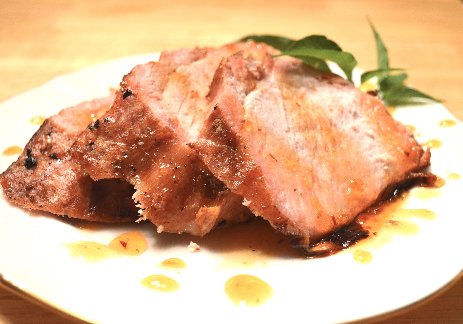 The Lazy Daisy Kitchen grilled pork tenderloin with pepper jelly glaze