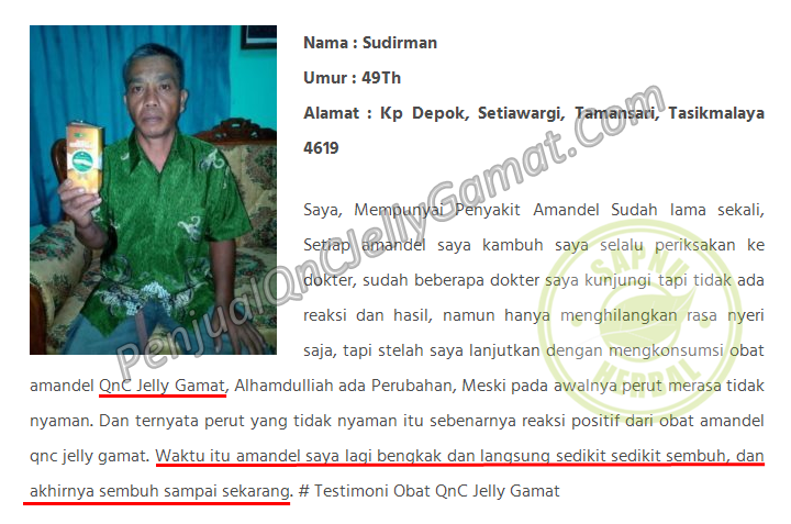 Biaya Operasi Amandel dan Pengobatan Alternatif ~ TESTIMONI QNC JELLY GAMAT Biaya Operasi Amandel dan Pengobatan Alternatif ~ TESTIMONI QNC JELLY GAMAT