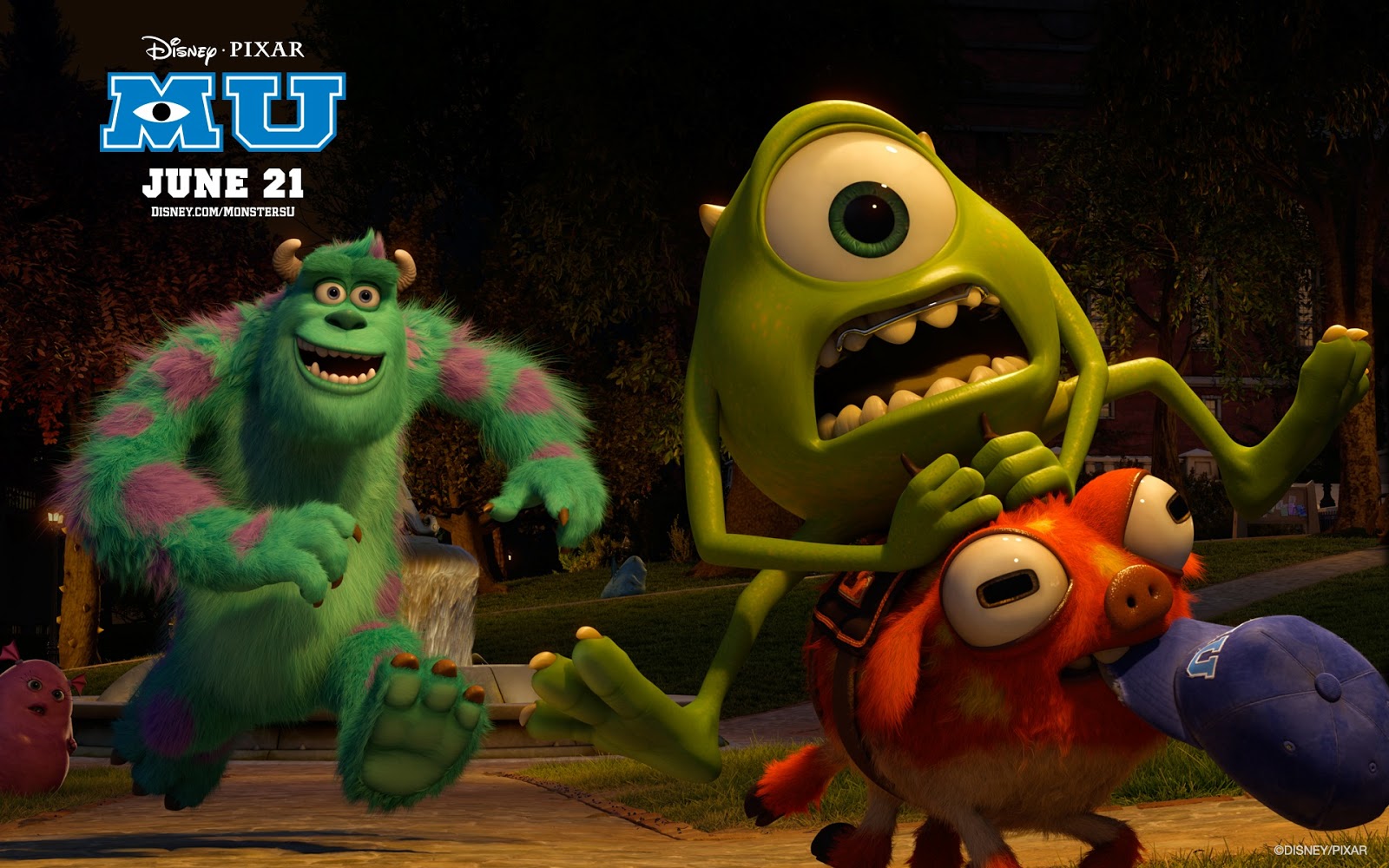 Sulley And Mike In Monsters University Mystery Wallpaper