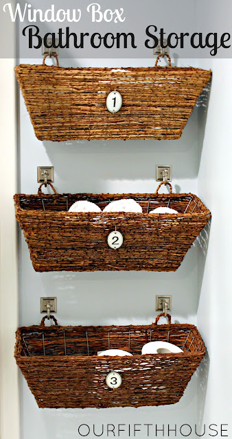 window box bathroom storage