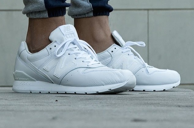 Available Now: New Balance 996 All White Leather | My Wife and Kicks
