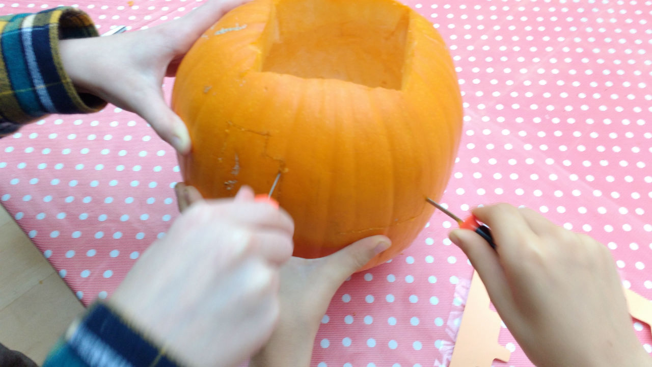 minecraft jack o lantern pumpkin with