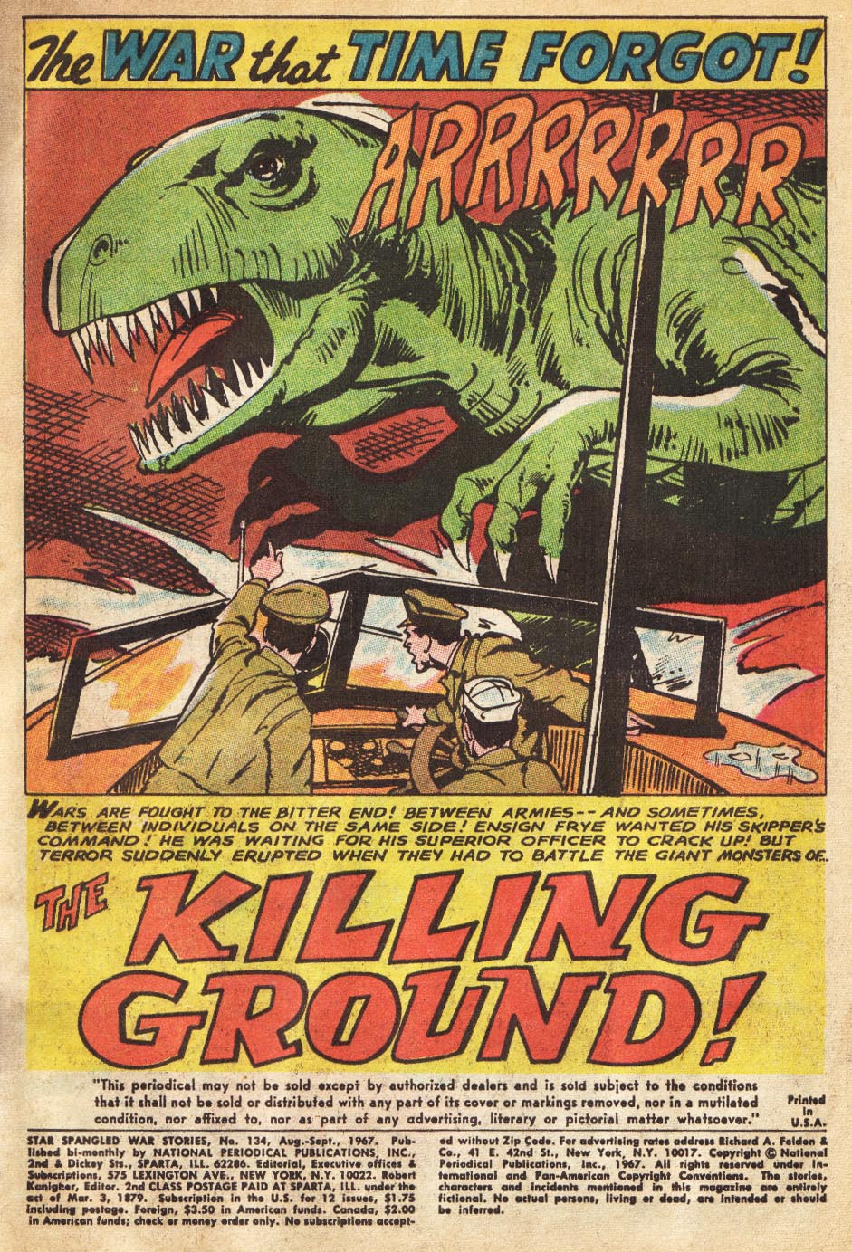 Read online Star Spangled War Stories (1952) comic -  Issue #134 - 3