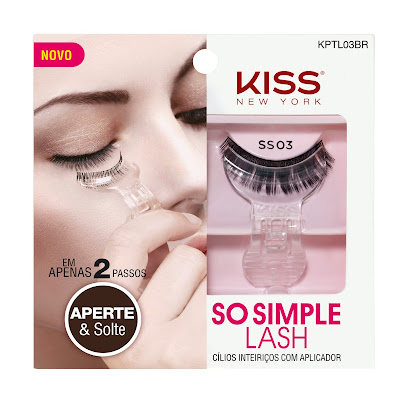 So Simple Lash kiss new york cilios inteiricos com aplicador