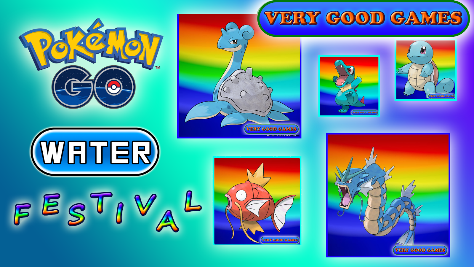 News on Very Good Games about Water Festival in the Pokemon Go game