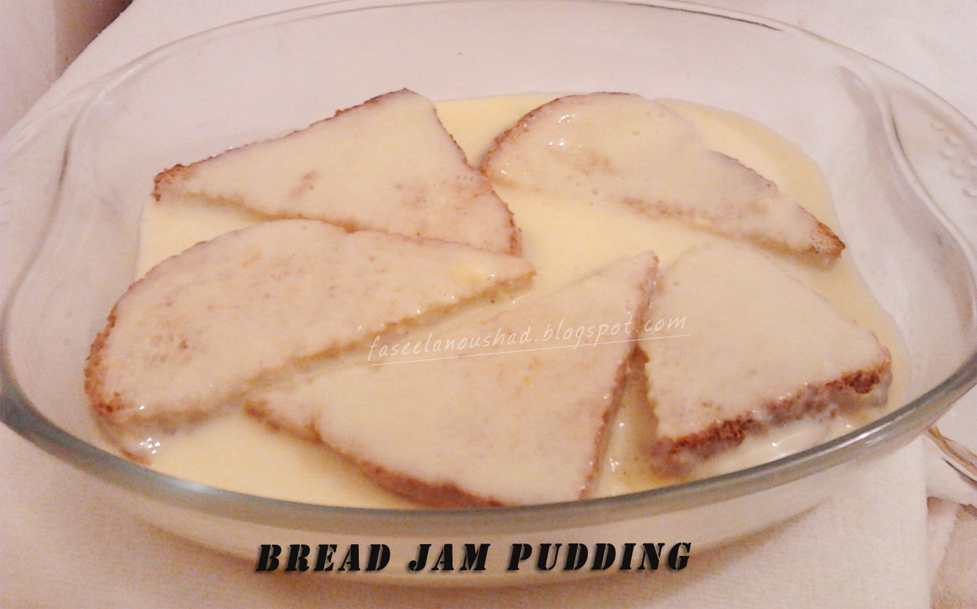GOOD FOOD ENDS WITH GOOD TALK Bread Jam Pudding