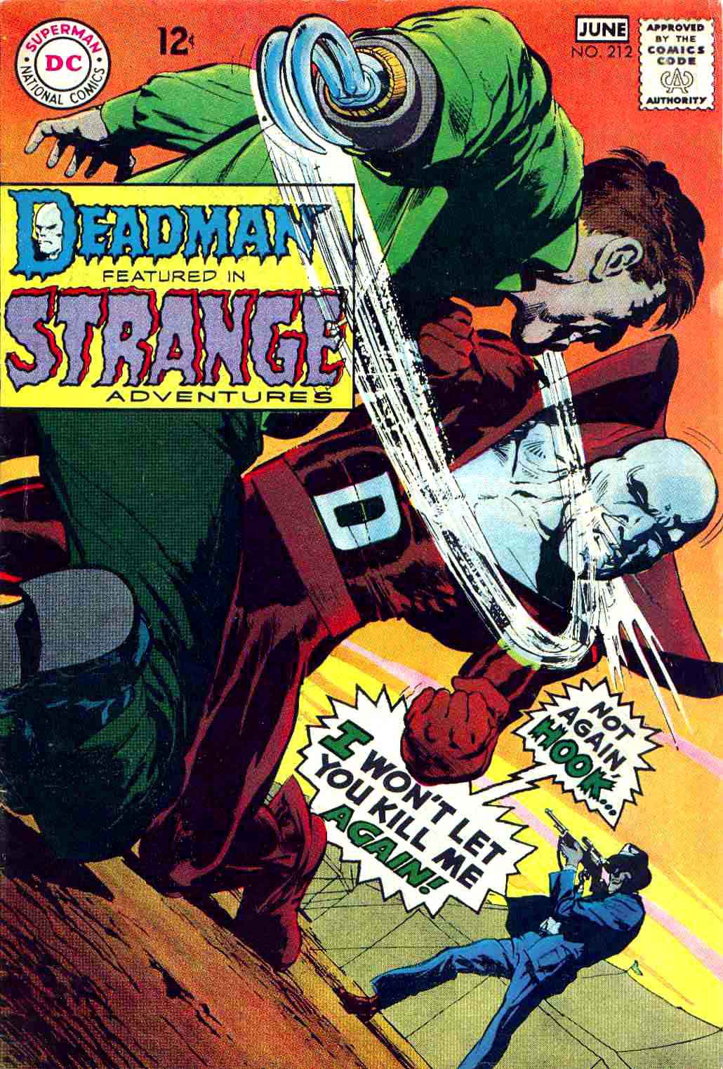 Strange Adventures v1 #212 dc 1960s silver age comic book cover art by Neal Adams