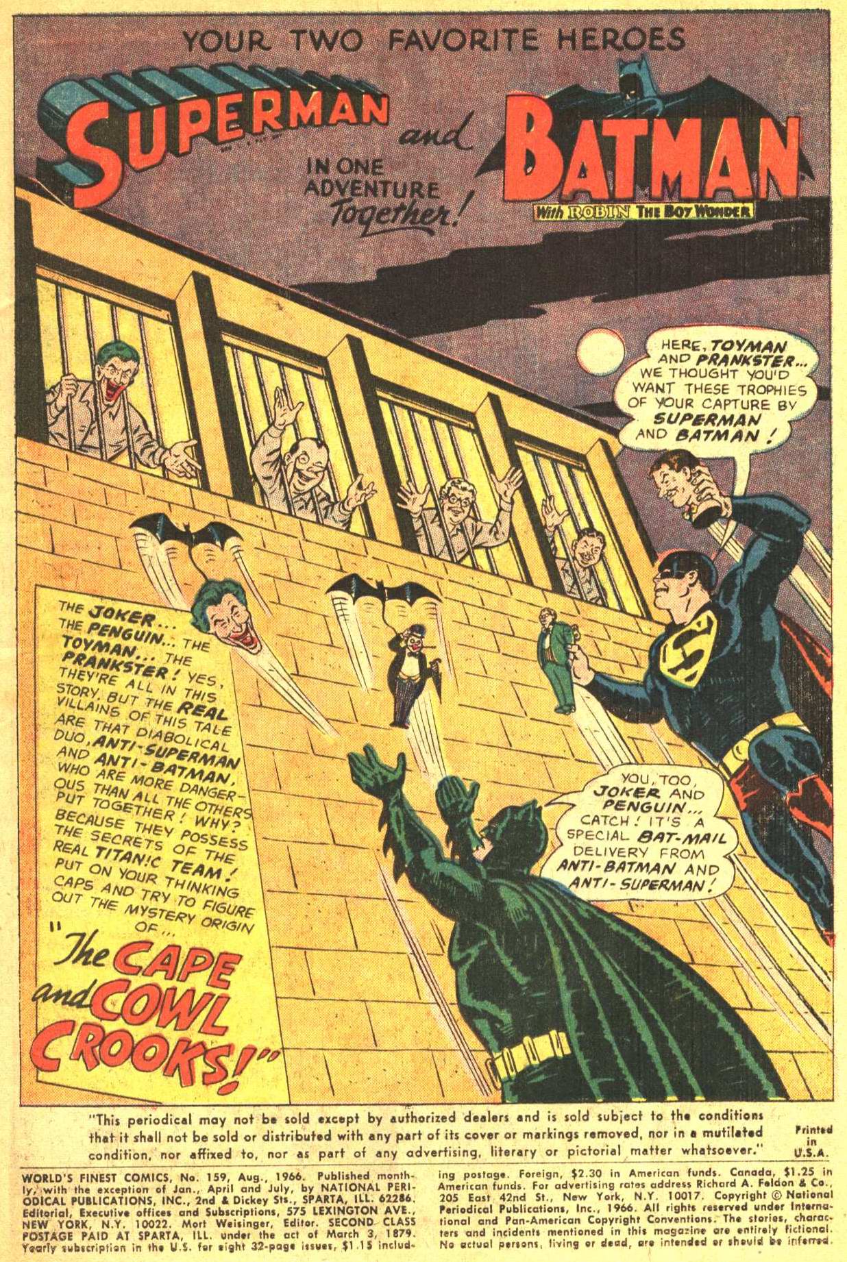 Read online World's Finest Comics comic -  Issue #159 - 3