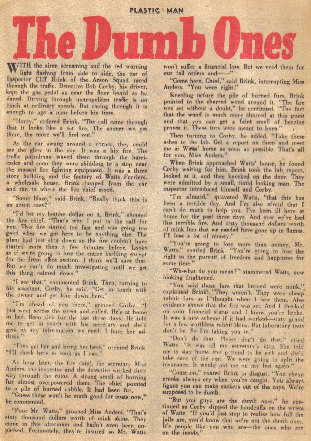 Read online Plastic Man (1943) comic -  Issue #50 - 25