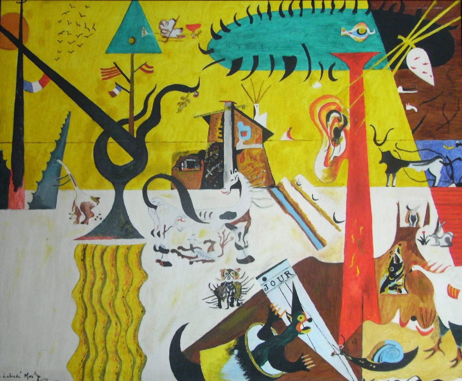 Pinturas : Tierra Labrada - Miró (1994)