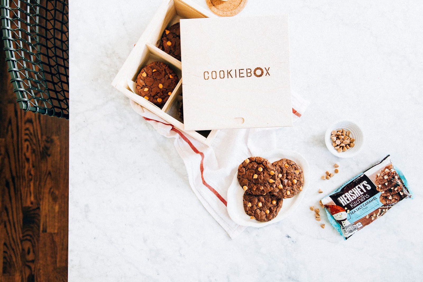 chocolate truffle cookies with sea salt caramel chips hummingbird high a desserts and